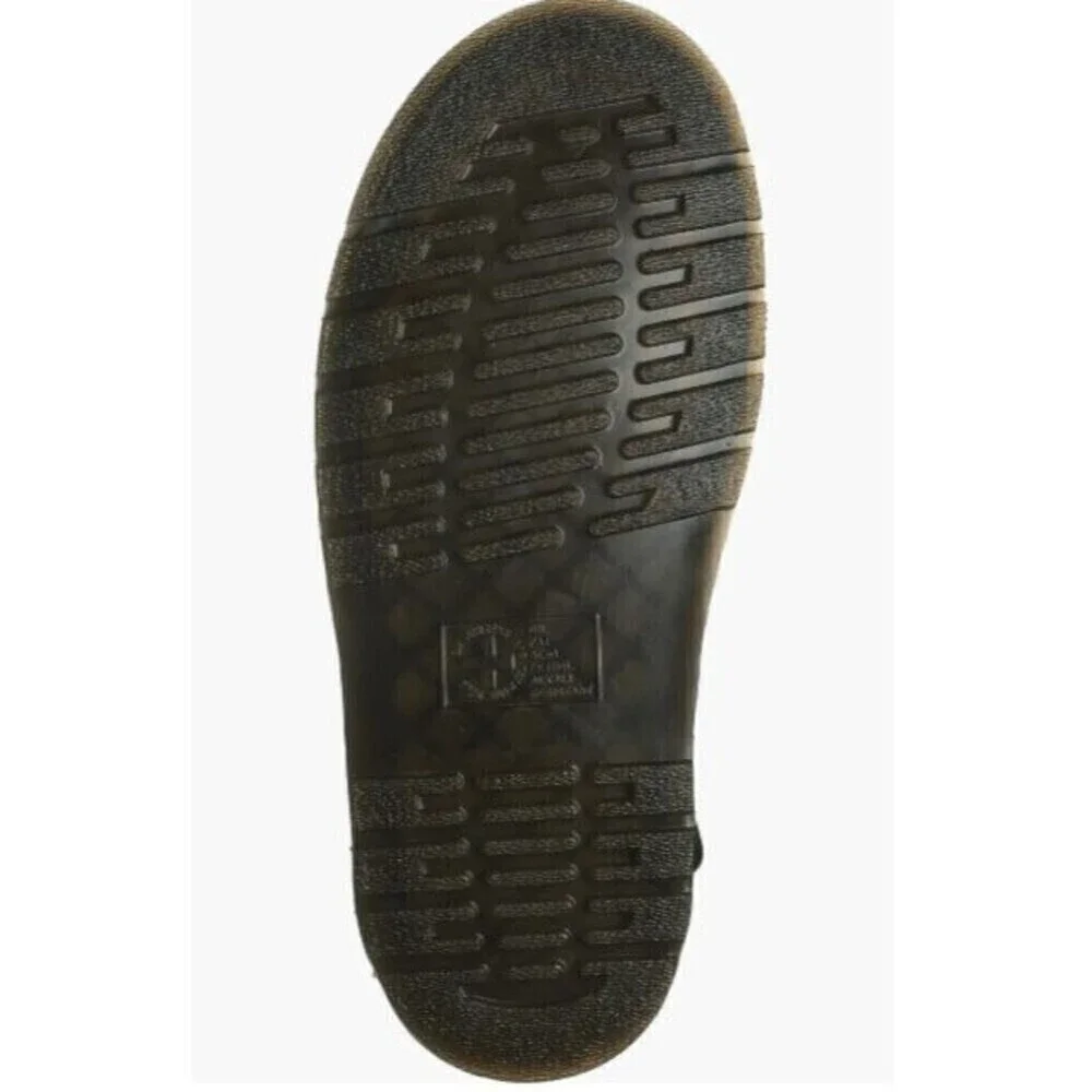 Dr. Martens Jorge II Clogs Black Leather Slingback Mules